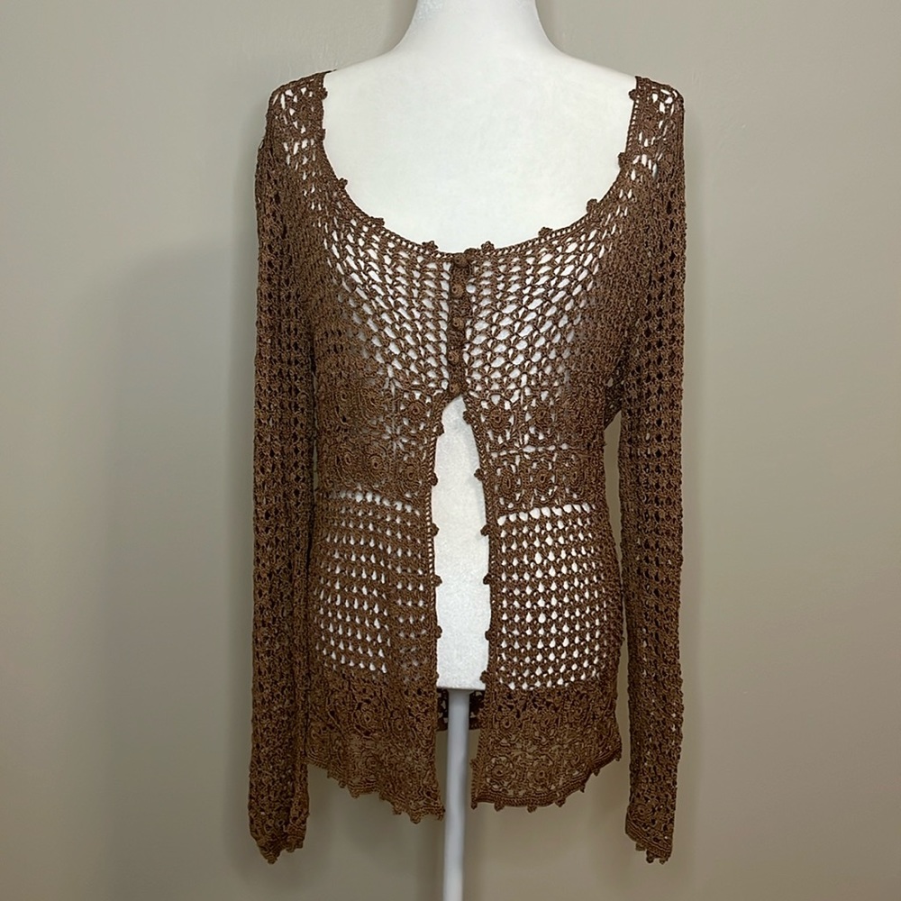 Antonello Serio Crochete Sweater